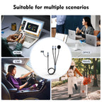 3 In1 Wireless Charging Cable for Mobile Phones with USB-C Wireless Charger for IPhone13 14 16