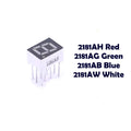 10PCS 2181AH 2181AB 2181AG 2181AW 0.28 Inch Common Cathode One Digit Seven Segment Led Display Tube 10Pin Red Blue Green White