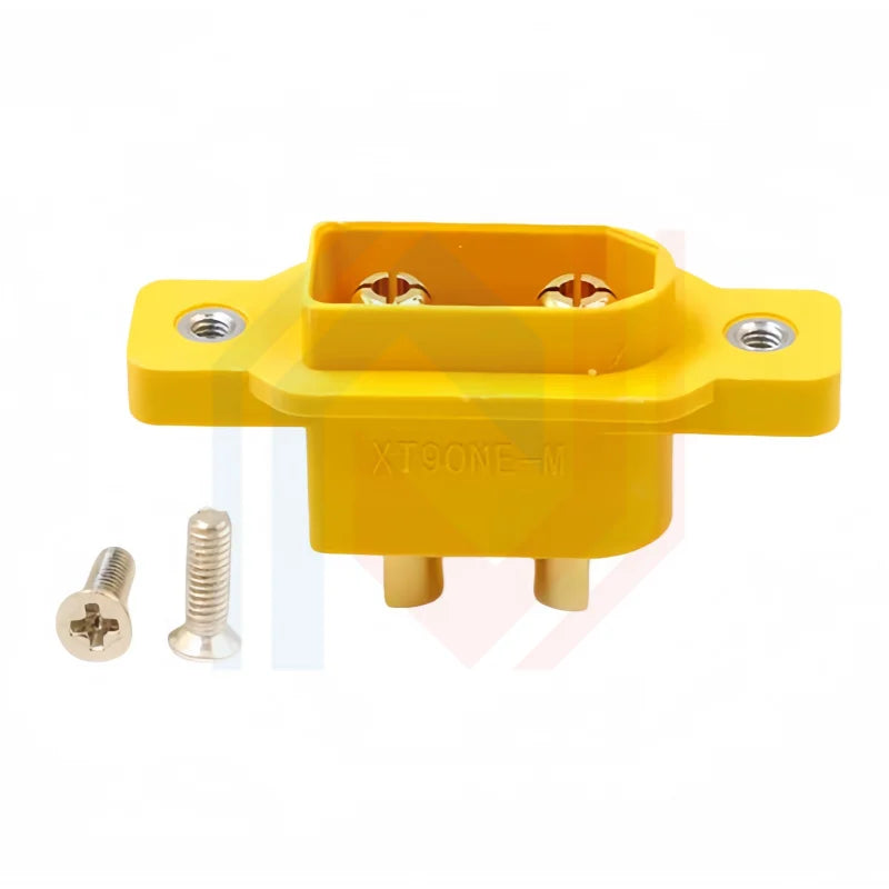 XT90NE-M with Fixed Base Male/Female Plug Charging Port XT90 Electric Vehicle Lithium Battery ESC Model Aircraft Connector