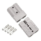 Power Connectors 50 AMP Plug Cable Terminal 600V Grey Red Quick Plug Connector Battery Power Connector