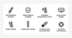 JCD 908U Electric Soldering Iron 80W 220V/110V With Switch Multi-function Button Adjustable Temperature Iron Welding Tools