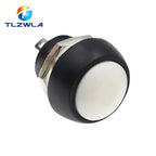 1PCS DIY Mini 12mm Momentary Waterproof Push Button Switch Horn Blue White Green Red Yellow Black 1A 250V Self-reset