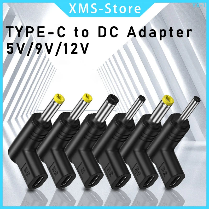 Adapter 5v/9v/12v is suitable for optical cat printer router charging PD deception type-c female to dc