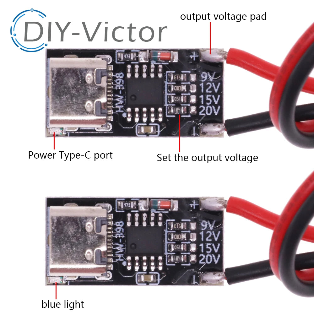 PD/QC/AFC TYPE-C Decoy Board USB Boost Module PD3.0 2.0 PPS/QC4+FCP AFC Type-c Trigger Polling Detector Power Fast Charge