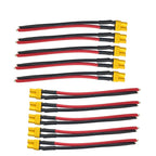 XT30 Plug Male and Female Connector with 100mm 16AWG Wire Cable for Quadcopter RC Fixed wing Lipo Battery FPV Drone charger