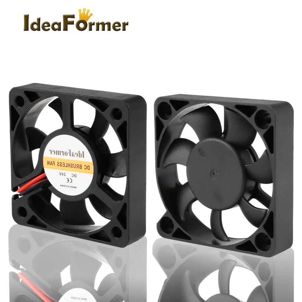 DC Cooling Fan 5V 12V 24V 3010/4010/5015/5010 Dupont Wire Cooler 5015 Turbo Blower Radiator Fans for 3D Printer Cooling