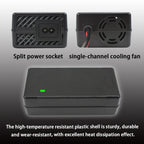 16.8V 10A Smart Charger Is Suitable For 4S 14.8V Li-ion Lipo Battery Fast Charger Optional DC5521/XT60/XT90 High-quality plug