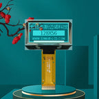 1.51 1.54 Inch 24PIN SPI/IIC/6800 COG 3.3V Blue PMOLED Screen SSD1309 Graphic 128x56 Display Transparent OLED 128x64
