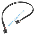 Computer Motherboard Front Usb 9pin 2.0 Extension Cable 9-Pin Female To Female Extension Cable 30/50/70cm