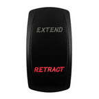 Red Led Light Rocker Switch 12V/24V SPST DPDT Toggle Switch ON OFF/ ON OFF ON Backlight Latching / Momentary Dash Panel Control