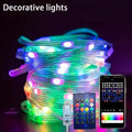 USB 5V Smart RGB-IC Fairy Light String Christmas Lights Decorations Lamp Garland WS2812 Bluetooth APP&Remote Control Addressable