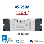 1/2/4CH EWeLink WIFI Smart Switch 7-32V 85-250V 220V Wireless Remote Control Relay Module For Garage Door Access Alexa Google