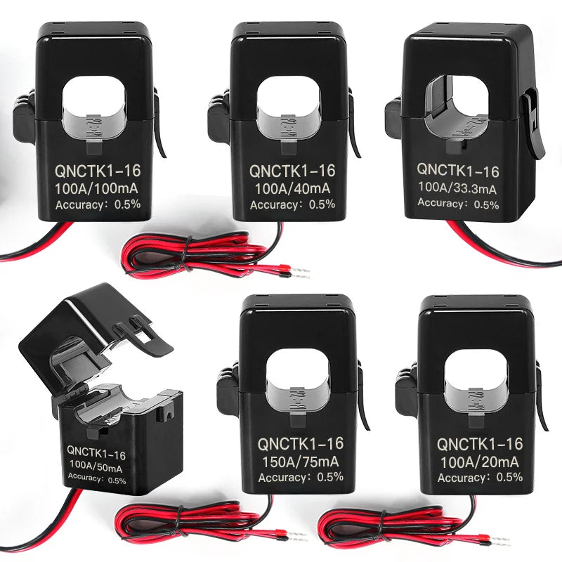 Clamp CT Current Transformer 100A 50mA 100A 40mA 50A 25mA 100A 33.3mA 50A 20mA 100A 100mA 2000 Split Current Transformer Sensor