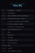 Windows 11 Pro Mini Pc Intel i9 10980HK i3 6100U Mini PC Computer 16GB 32GB RAM 1TB SSD Gaming PC Wifi 6 BT5.2 Mini PC Desktop