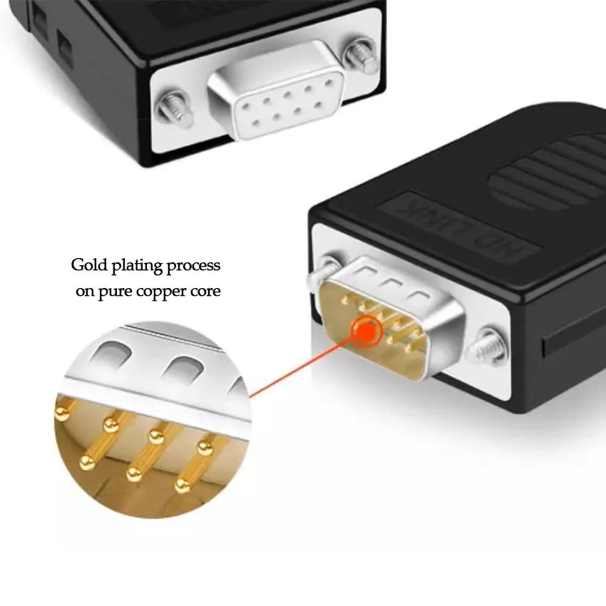 1/3/5PCS DB9 RS232 Connector D-SUB 9 Pin Male Female Plug RS485 Breakout Terminals 21-24 AWG Wire Solderless Connectors