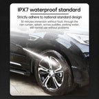 Tire Pressure Monitoring System Auto Security Alarm Systems Solar/USB Powered Tyre Temperature Monitor Car TPMS 4 Sensors