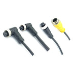 GX12 2 3 4 5 6 Pin Aviation Connector Cable Straight Elbow Male Female Molded Plug Wire 1/3/5 Meters Waterproof Extension Line