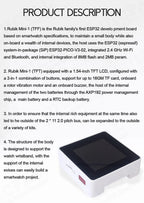 ESP32 Smart Watch BOX Development Board Wifi BT Module ESP32-BOX with 1.54 Inch TFT Screen MPU9250 BM8563 8MB Flash Type-C