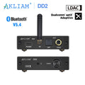 AkLIAM DD2 LDAC Aptx-Adaptive Bluetooth 5.4 to SPDIF Coaxial and Optical Output Digital Interface APTX-HD LDAC Converter