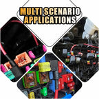 Automotive Fuse Set 5/10Pcs 12V Car Blade Fuse Holder Mini ATM ATO Add-a-Circuit Fuse TAP Adapter Fuse Fuse for Car Trucks Boats