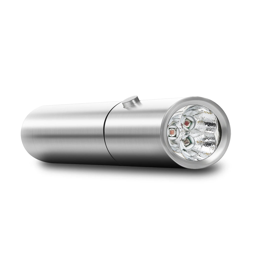 F2 Portable LED Flashlight 630NM 660NM 850NM Handheld Near Infrared Red Light Therapy Torch Relieve Joint Pain Beauty Equipment