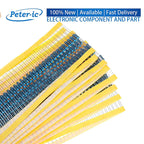 (50pcs) 1/2W Metal Film Resistors 1% 0.5W 470K 47R 560R 56R 6.2K 6.8K 680R Ohm Resistance