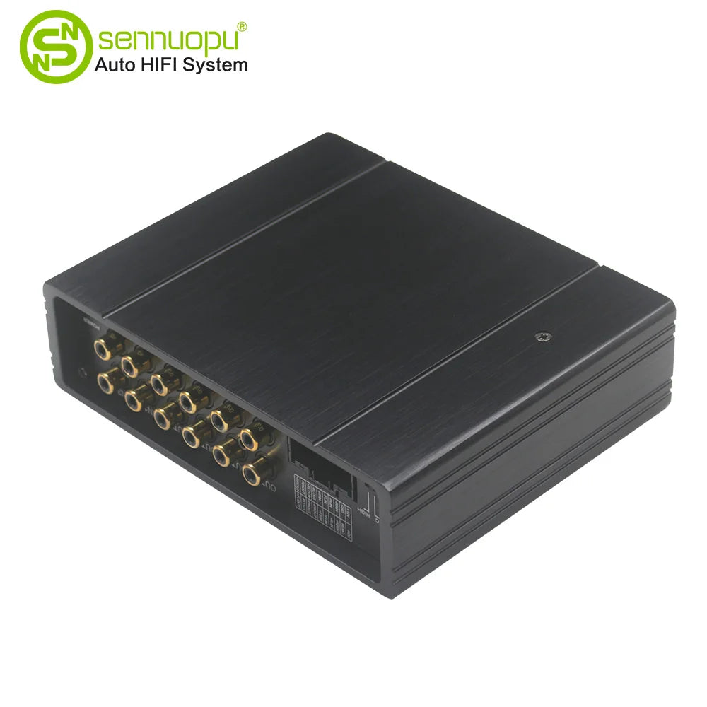Sennuopu DS-M8 Car Audio 4 Ch Power Amplifier 8 Channel Dsp Processor Bluetooth Amp Equalizer Amplificador Automotivio Sound
