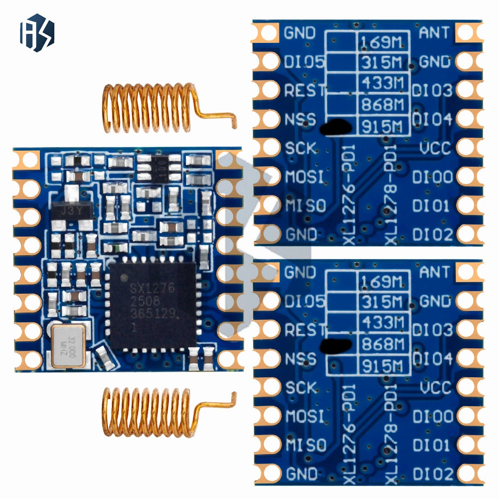 SX1276 LoRa Transceiver Module: 868MHz/915MHz Long-Range Spread Spectrum (LoRa/GFSK) – ESP32 Compatible