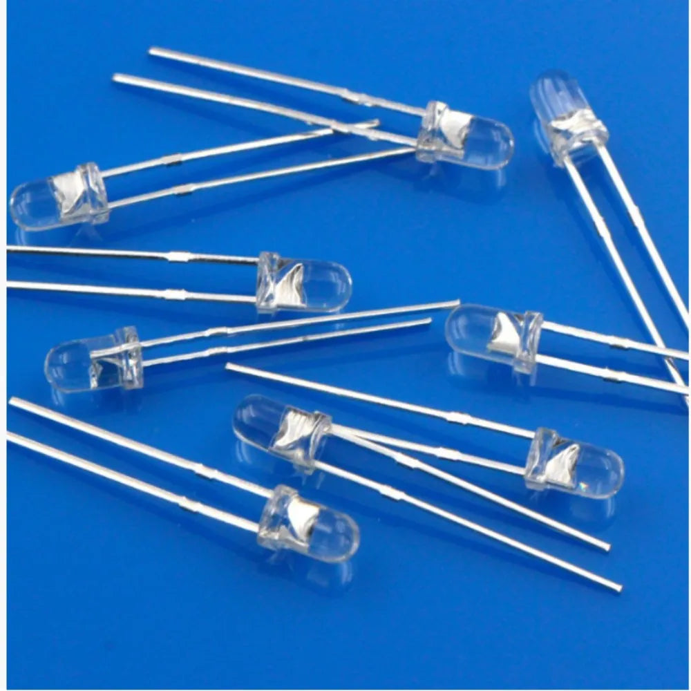 100pcs 5mm IR LED 850nm Clear Lens Infrared Diode 20mA Transparent 5 Mm Through Hole Light Emitting Diode 850 Nm LED Lamp