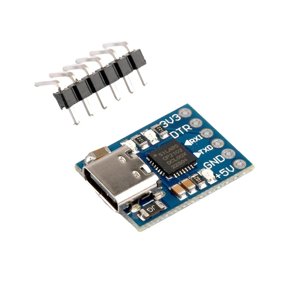 Cp2102 Type-c Usb To Uart Ttl Module 6pin Serial Converter Downloader Uart