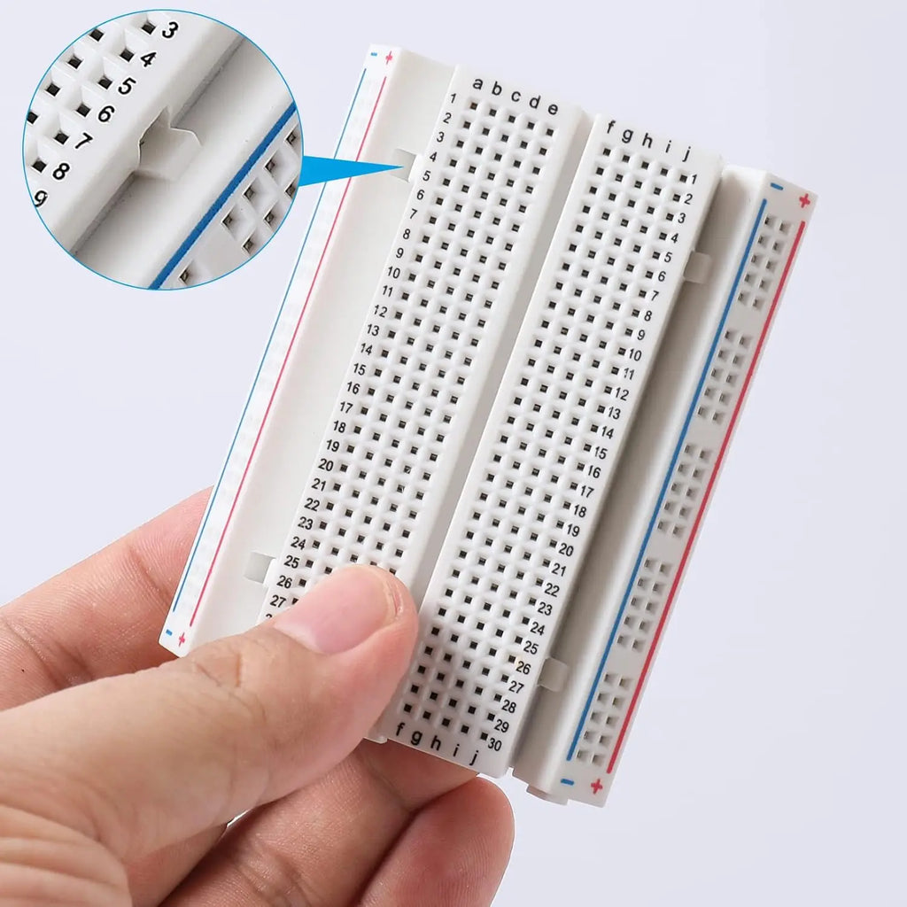 170 / 400 / 830 Tie Points Solderless Breadboard MB-102 BB-801 SYB-170 Prototype Universal PCB Jumper Dupont Test Bread Board