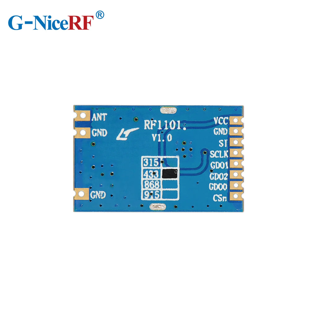 G-NiceRF| 2PCS RF1101 RoSH Certified 20mW Long-Distance Wireless Transceiver Module Adopt CC1101 Chips