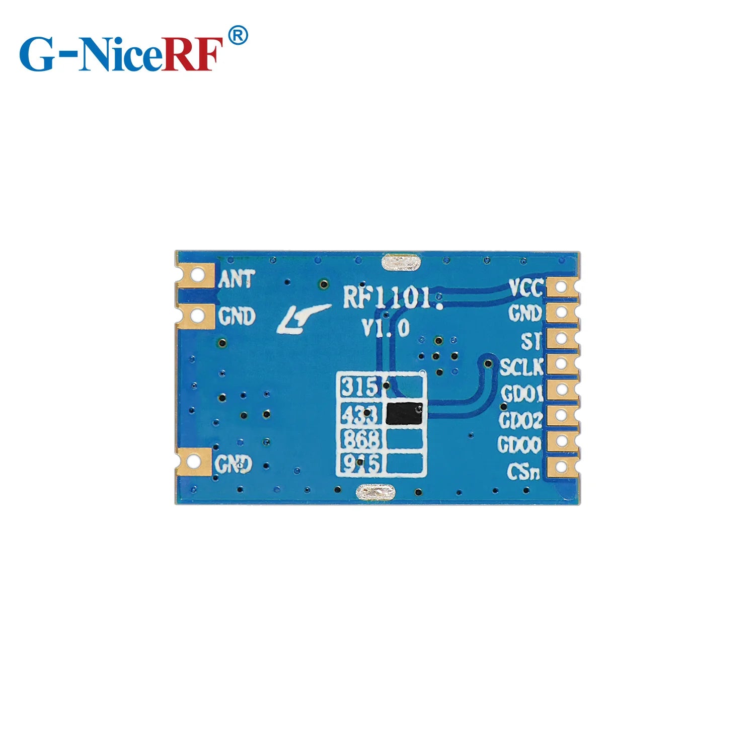 G-NiceRF| 2PCS RF1101 RoSH Certified 20mW Long-Distance Wireless Transceiver Module Adopt CC1101 Chips