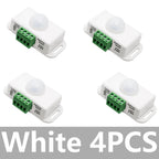 1~4PCS DC 12V 24V 6A Automatic Adjust PIR Motion Sensor Switch IR Infrared Detector Light Switch Module for LED Strip Light Lamp