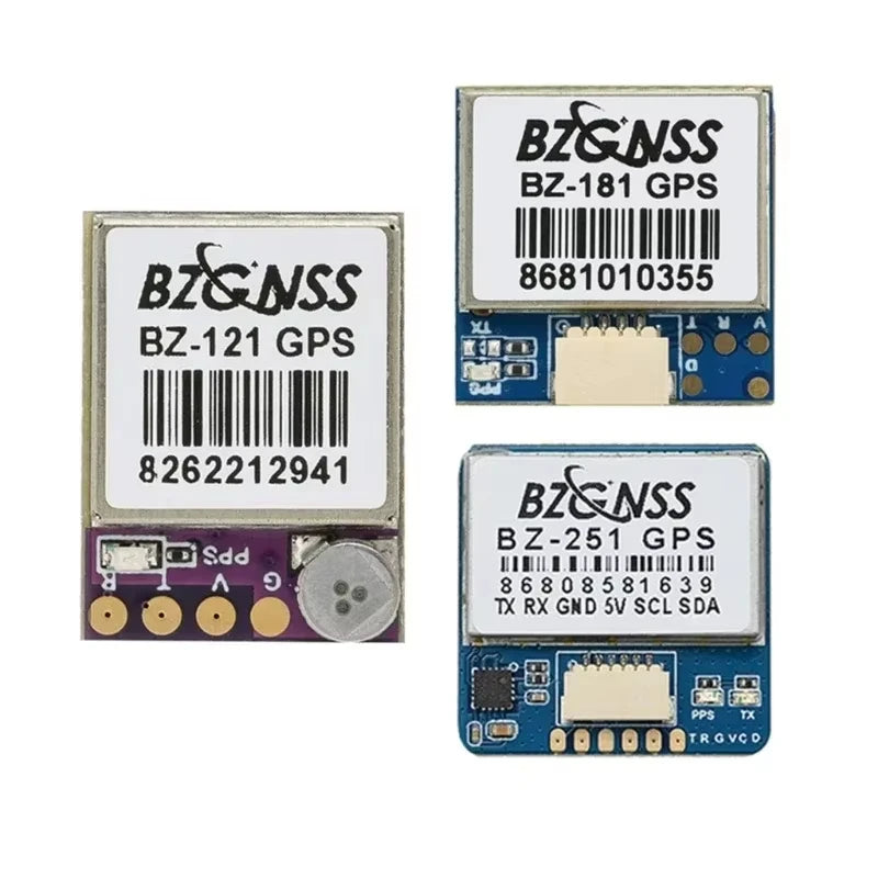BZGNSS BZ-251 BZ-181 BZ-121 GPS Module Dual Protocol FPV Return Hover F7 F4 Flight Control Fixed Wing Return Rescue Drone Model