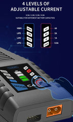 ToolkitRC C4 Charger 50W 5A AC XT60 Plug Charger for RC FPV Racing Freestyle Drone LIPO LIHV LIFE 2~4S NIMH NICD 5~8S Batteries