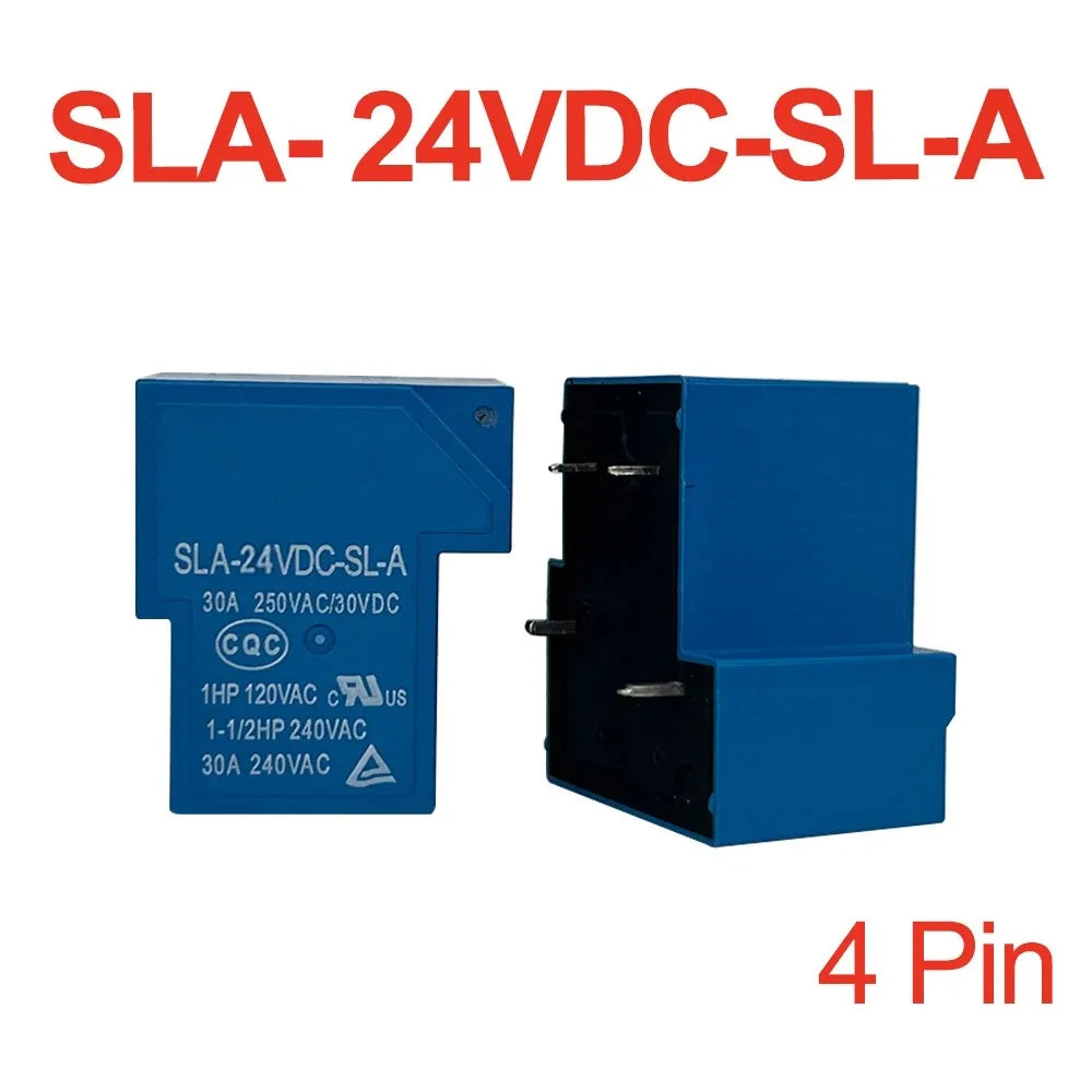 5 PCS Power Relay SLA Series SLA-05V 09V 12V 24V 48VDC-SL-A -C 4 Pin 5 Pin 6 Pin 30A T90 for Electronic Components Market