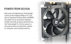 Thermalright 140mm Case Fan TL-C14/C14C/C14C-S/C14CW/C14CW-S CPU Cooling Fan ARGB 140mm Balance Fan Balance Performance Fan