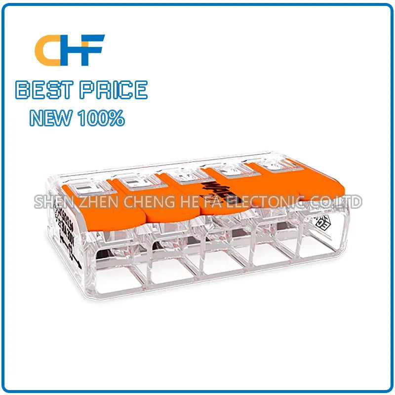 10PCS 221-615 WAGO high-power air conditioning water heater wire pair connector quick connect terminal, brand new original