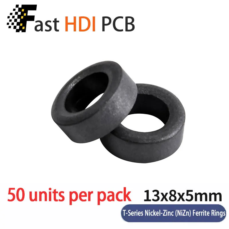 Anti-Interference Ferrite Toroid Core Ni-Zn - High Frequency Common Mode Inductor Ring for Electronic Equipment