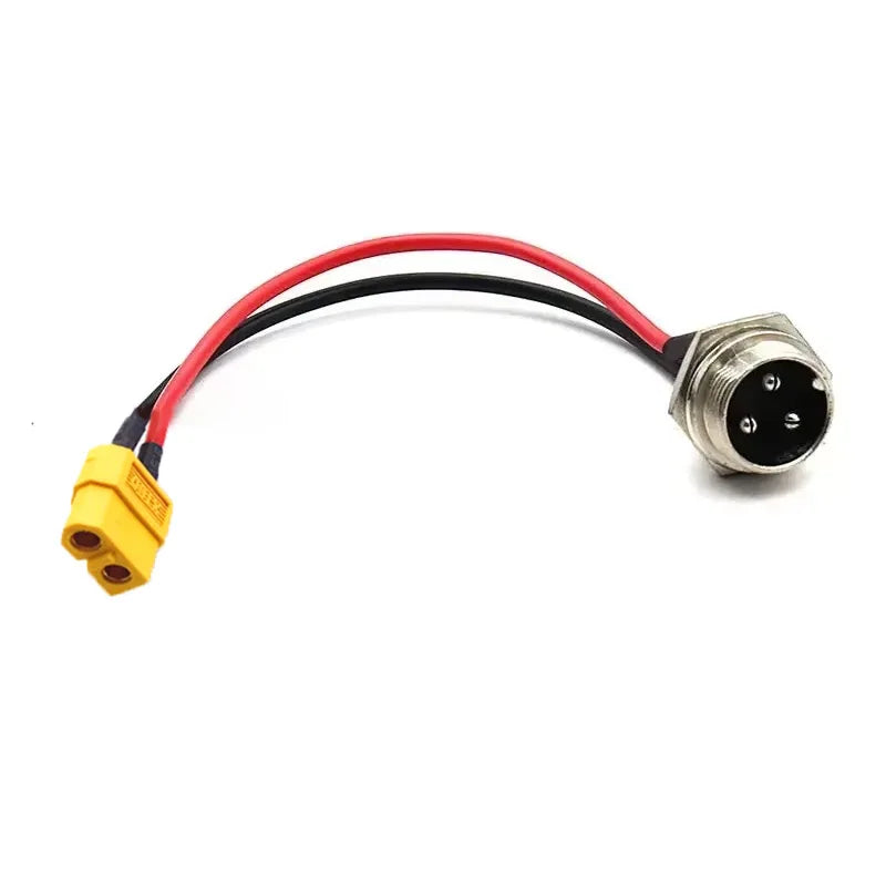 GX16 3Pin to XT60 Male/Female Aviation Plug Charging Connector for ZERO8X/10X/11X Electric Scooter Socket Plug Power Output Line