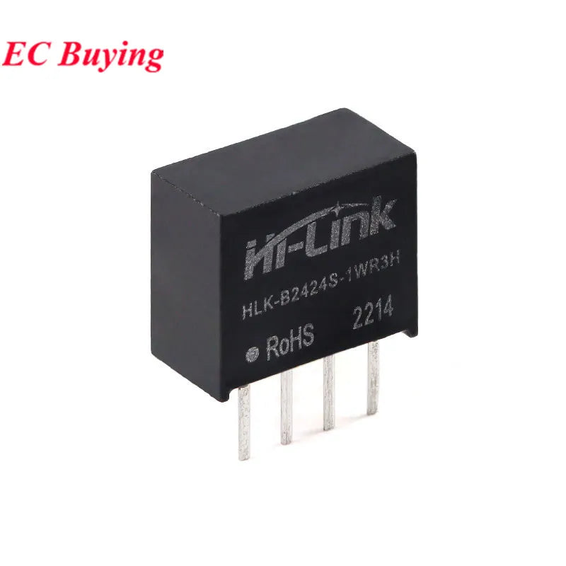 2pcs/1pc DC DC Isolated Power Module 1W Hi-Link B2405S B2412S B2424S 1WR3 24V to 5V 12V 24V Converter Voltage Transformer Module
