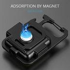 Keychain Light Mini Multifunctional Camping Flashlight USB Rechargeable LED Portable Bright COB Pocket Clip Lantern Outdoor Work