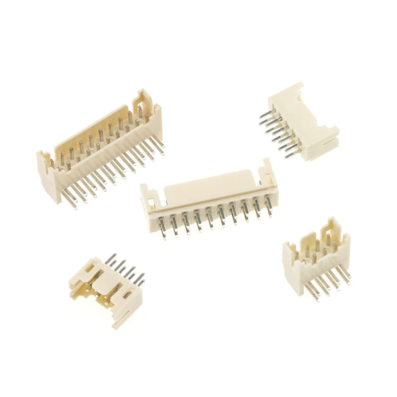 20PCS PHD 2.0 Double Row Connector 2MM Pitch Male Header 2 x 2P 3P 4P 5P 6P 7P 8P 9P 10 Pin PHD2.0 Straight Pin Bent Pin Socket