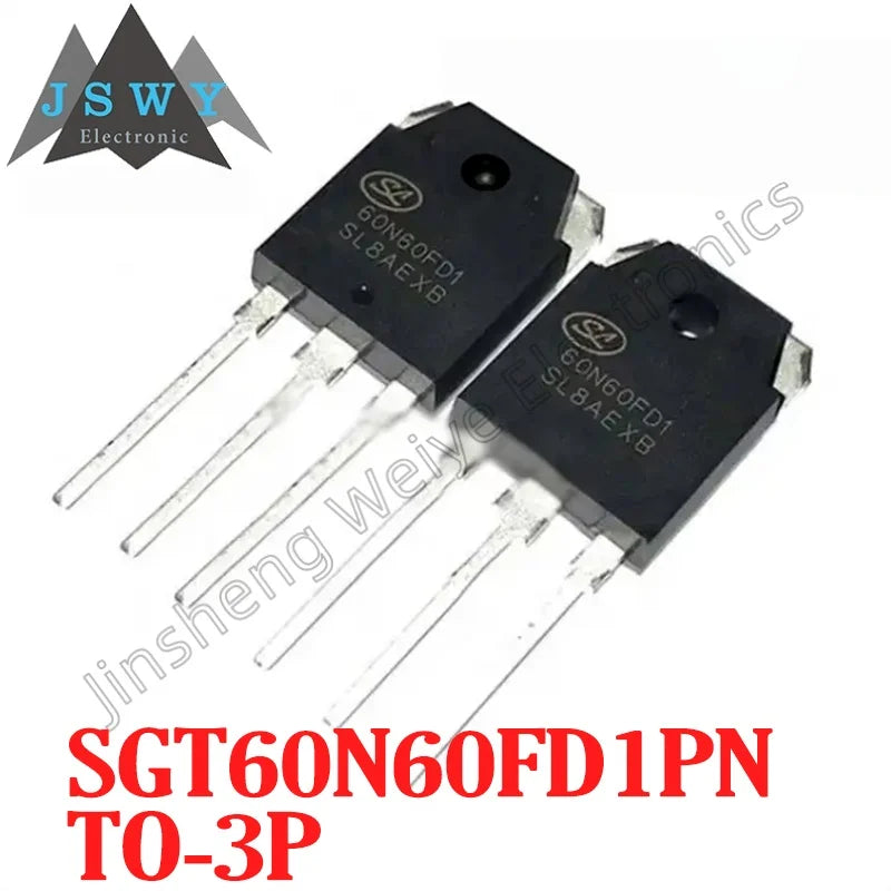 (5-20 Pieces) SGT60N60FD1PN 60N60FD1 TO-3P/600V 60A/IGBT Tube Commonly Used in Inverter Welding Machine/Original/Fast Delivery