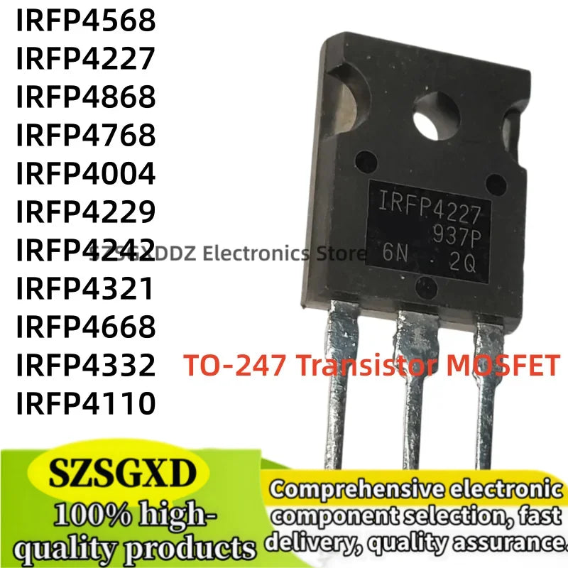 5-10Uds IRFP4768 IRFP4227 IRFP4110 IRFP4568 IRFP4668 IRFP4332 IRFP4229 IRFP4321 IRFP4004 IRFP4242 IRFP4868 Transistor MOSFET