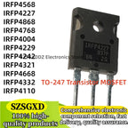 5-10Uds IRFP4768 IRFP4227 IRFP4110 IRFP4568 IRFP4668 IRFP4332 IRFP4229 IRFP4321 IRFP4004 IRFP4242 IRFP4868 Transistor MOSFET
