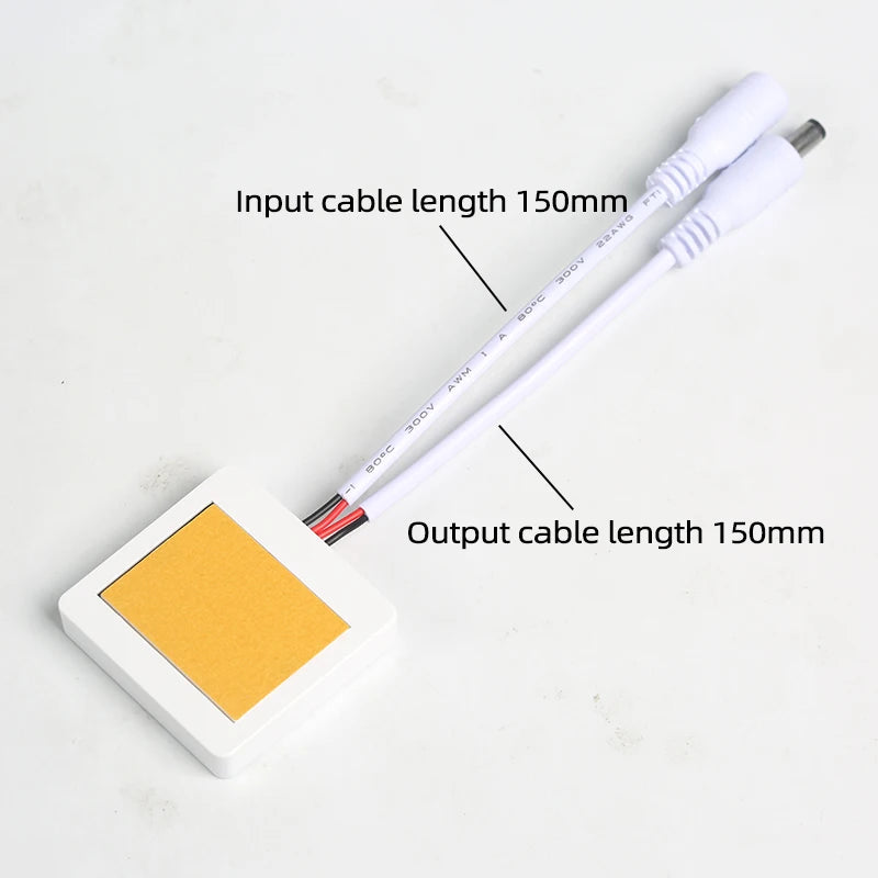 Ultra-thin Penetrating Wood, Marble, Ceramic, Touch-Sensitive Switch 12V 5A 60W LED Touch-Sensor with Stepless Dimming Function