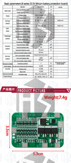 6S 12A/25A 24V 25.2V PCB BMS Protection Board For 6 Pack 18650 Li-ion Lithium Battery Cell Module New Arrival Balanced