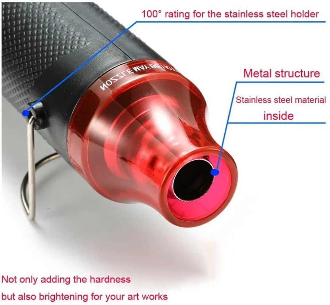 328/127pcs Heat Shrink Tube 2:1 Shrinkable Wire Shrinking Wrap Tubing Wire Connect Cover Protection with 300W Hot Air Gun